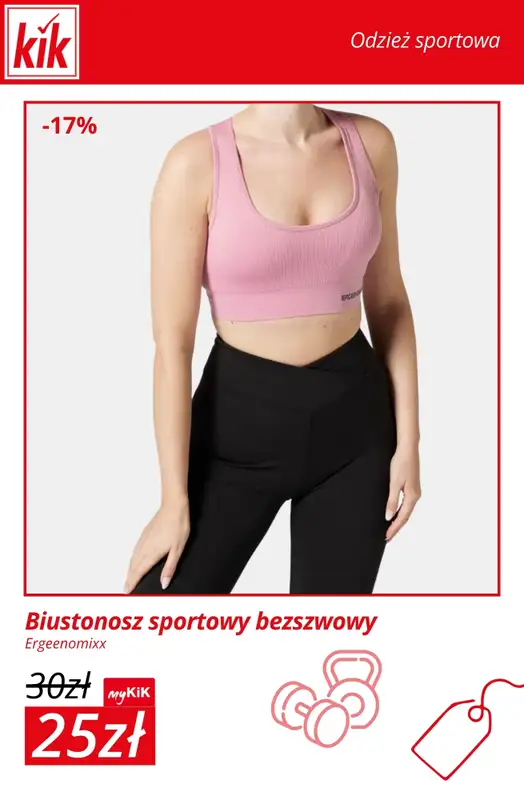 KiK - gazetka promocyjna Odzież sportowa już od 10 zł – sprawdź okazje od środy 07.01  - strona 4