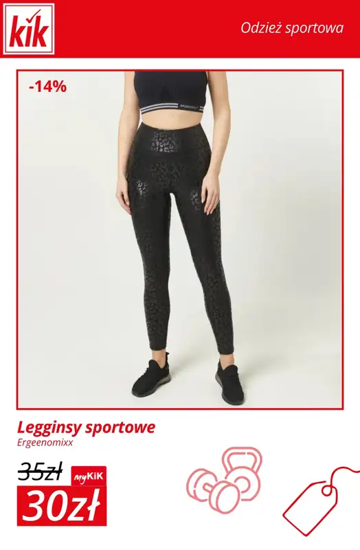KiK - gazetka promocyjna Odzież sportowa już od 10 zł – sprawdź okazje od środy 07.01  - strona 13