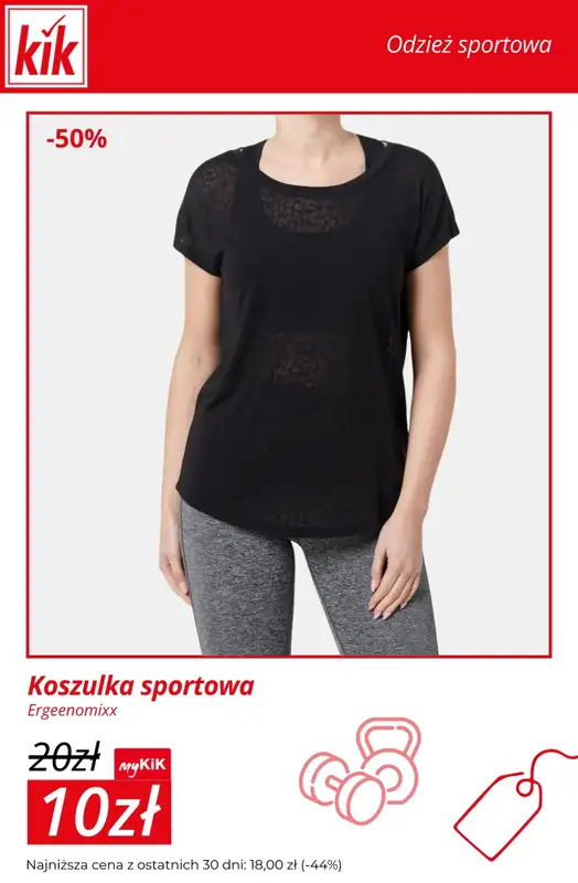 KiK - gazetka promocyjna Odzież sportowa już od 10 zł – sprawdź okazje od środy 07.01  - strona 7