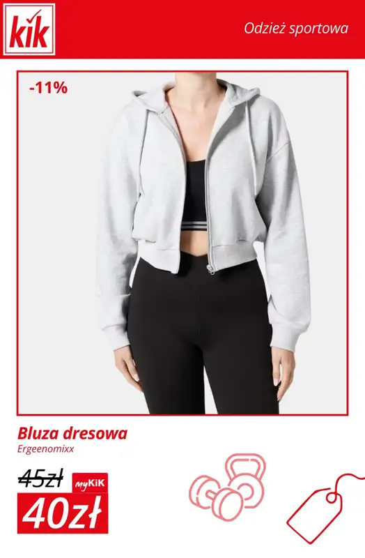 KiK - gazetka promocyjna Odzież sportowa już od 10 zł – sprawdź okazje od środy 07.01  - strona 5