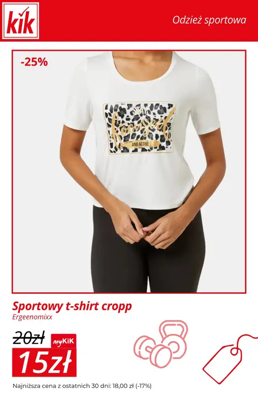 KiK - gazetka promocyjna Odzież sportowa już od 10 zł – sprawdź okazje od środy 07.01  - strona 12