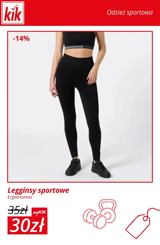 KiK - gazetka promocyjna Odzież sportowa już od 10 zł – sprawdź okazje od środy 07.01  - strona 3
