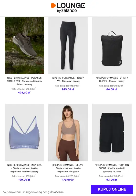 Lounge by Zalando - gazetka promocyjna Specjalne okazje: Nike Performance od środy 07.01 do soboty 10.01 - strona 9