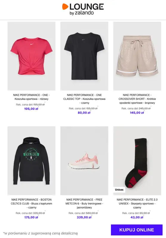 Lounge by Zalando - gazetka promocyjna Specjalne okazje: Nike Performance od środy 07.01 do soboty 10.01 - strona 5