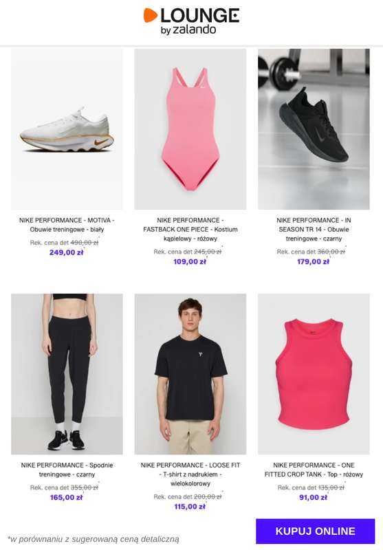 Lounge by Zalando - gazetka promocyjna Specjalne okazje: Nike Performance od środy 07.01 do soboty 10.01 - strona 10