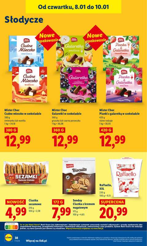 Lidl - gazetka promocyjna Oferta od czwartku od czwartku 08.01 do soboty 10.01 - strona 40