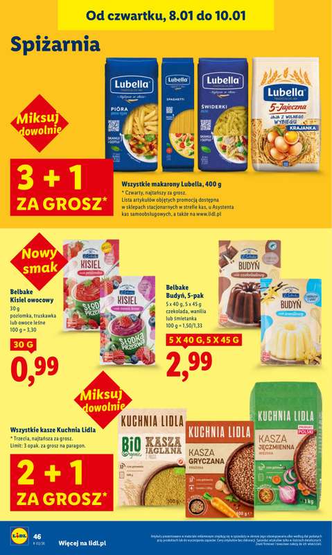 Lidl - gazetka promocyjna Oferta od czwartku od czwartku 08.01 do soboty 10.01 - strona 48