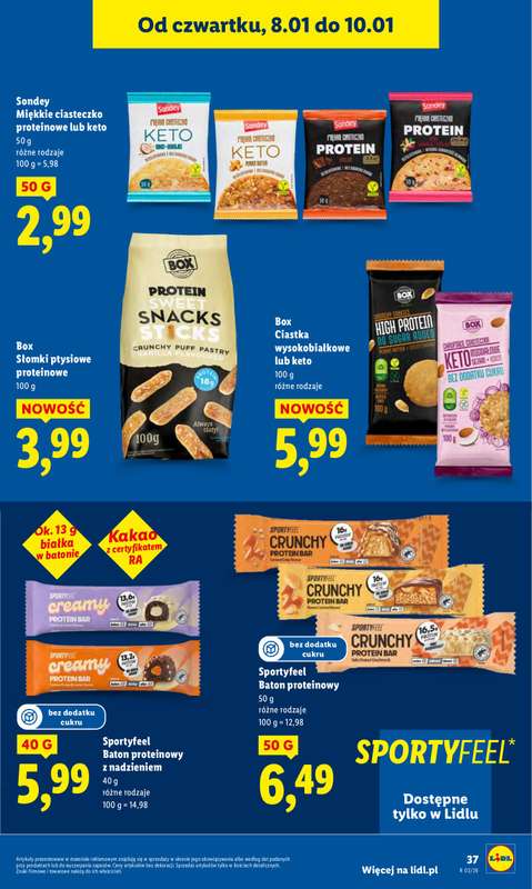 Lidl - gazetka promocyjna Oferta od czwartku od czwartku 08.01 do soboty 10.01 - strona 39