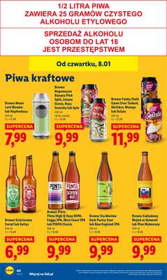 Lidl - gazetka promocyjna Oferta od czwartku od czwartku 08.01 do soboty 10.01 - strona 46