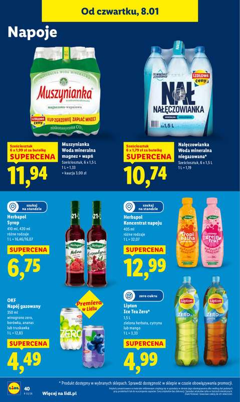 Lidl - gazetka promocyjna Oferta od czwartku od czwartku 08.01 do soboty 10.01 - strona 42