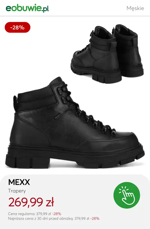 eobuwie.pl - gazetka promocyjna Buty męskie do -50% od środy 07.01 do niedzieli 18.01 - strona 10