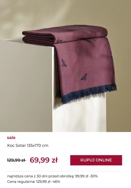 home&you - gazetka promocyjna SALE: tekstylia sypialniane od środy 07.01 do środy 14.01 - strona 4