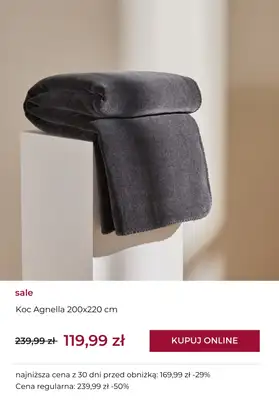 home&you - gazetka promocyjna SALE: tekstylia sypialniane od środy 07.01 do środy 14.01 - strona 3