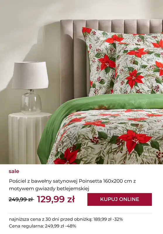 home&you - gazetka promocyjna SALE: tekstylia sypialniane od środy 07.01 do środy 14.01 - strona 9