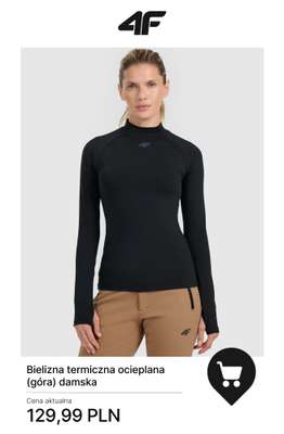 4F - gazetka promocyjna Bielizna termiczna – ciepła baza na chłodne dni od środy 07.01  - strona 4