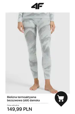 4F - gazetka promocyjna Bielizna termiczna – ciepła baza na chłodne dni od środy 07.01  - strona 11