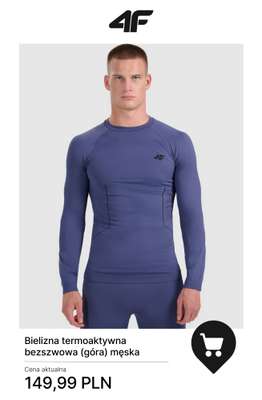 4F - gazetka promocyjna Bielizna termiczna – ciepła baza na chłodne dni od środy 07.01  - strona 8