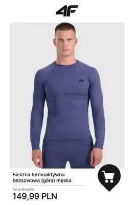 4F - gazetka promocyjna Bielizna termiczna – ciepła baza na chłodne dni od środy 07.01  - strona 8
