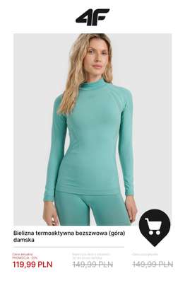 4F - gazetka promocyjna Bielizna termiczna – ciepła baza na chłodne dni od środy 07.01  - strona 14
