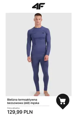 4F - gazetka promocyjna Bielizna termiczna – ciepła baza na chłodne dni od środy 07.01  - strona 9