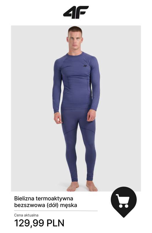 4F - gazetka promocyjna Bielizna termiczna – ciepła baza na chłodne dni od środy 07.01  - strona 9