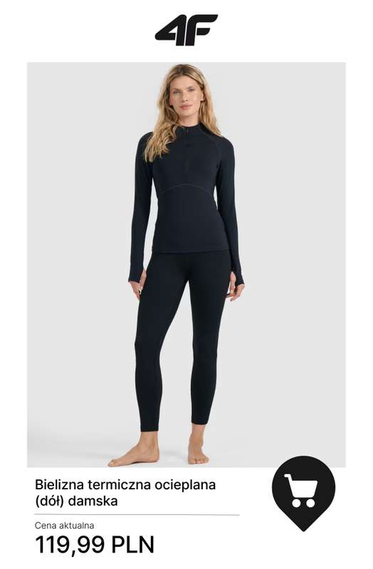 4F - gazetka promocyjna Bielizna termiczna – ciepła baza na chłodne dni od środy 07.01  - strona 5