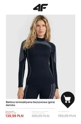 4F - gazetka promocyjna Bielizna termiczna – ciepła baza na chłodne dni od środy 07.01  - strona 6
