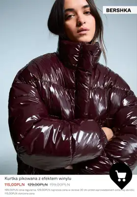 Bershka - gazetka promocyjna Płaszcze i kurtki w PROMOCYJNYCH cenach od środy 07.01  - strona 3