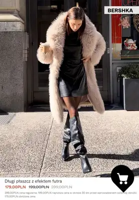 Bershka - gazetka promocyjna Płaszcze i kurtki w PROMOCYJNYCH cenach od środy 07.01  - strona 5