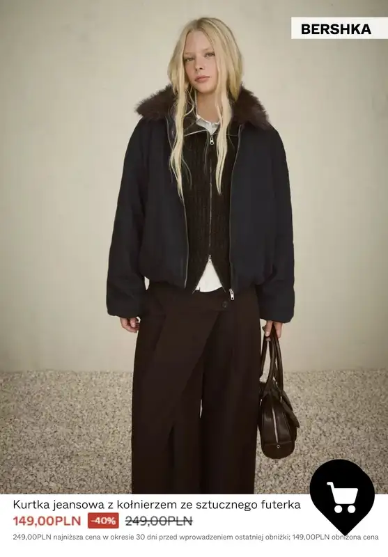 Bershka - gazetka promocyjna Płaszcze i kurtki w PROMOCYJNYCH cenach od środy 07.01  - strona 7