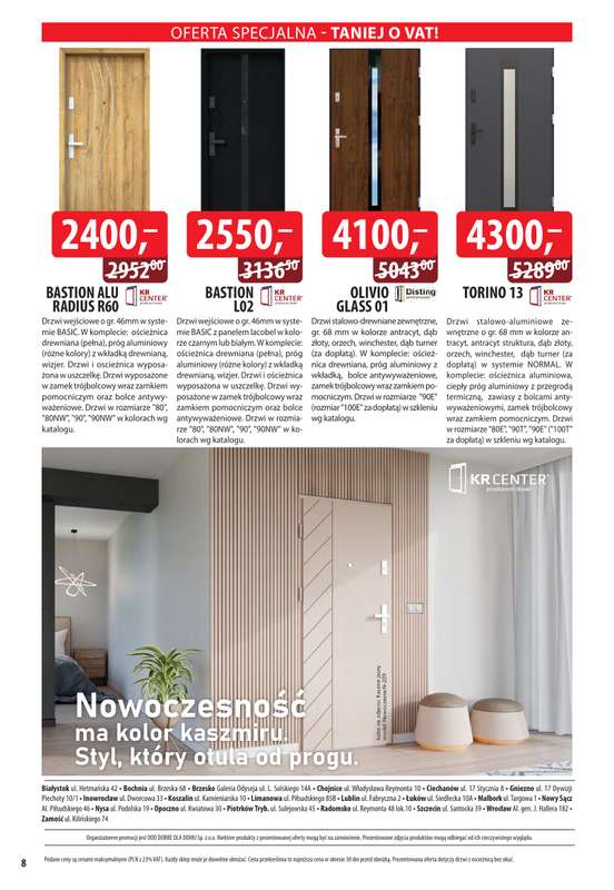 Dobre Dla Domu - gazetka promocyjna Katalog promocji od środy 07.01 do soboty 31.01 - strona 8