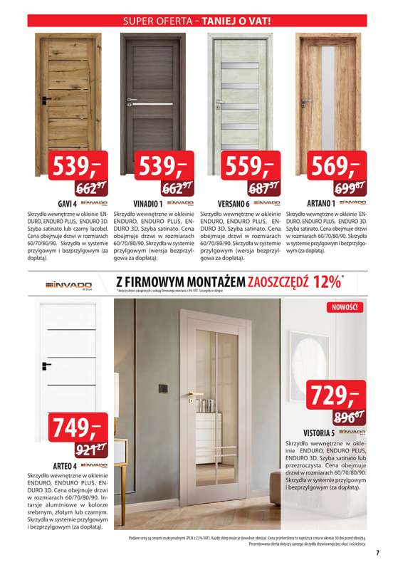 Dobre Dla Domu - gazetka promocyjna Katalog promocji od środy 07.01 do soboty 31.01 - strona 7