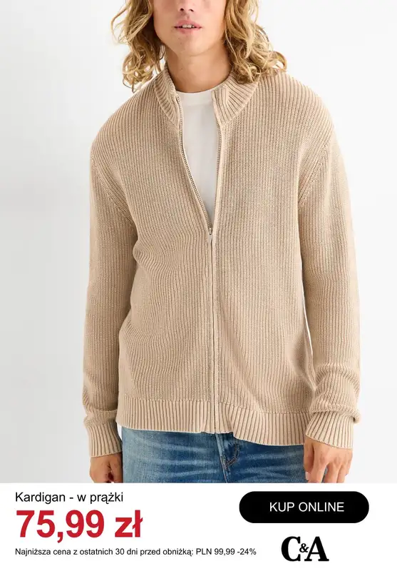 C&A - gazetka promocyjna Do -50% na odzież męską od środy 07.01  - strona 6