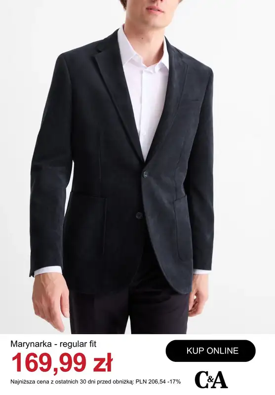 C&A - gazetka promocyjna Do -50% na odzież męską od środy 07.01  - strona 9