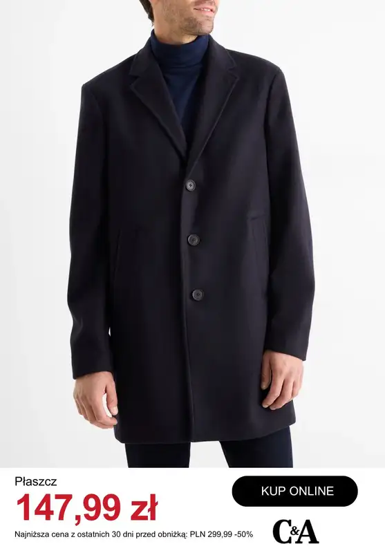 C&A - gazetka promocyjna Do -50% na odzież męską od środy 07.01  - strona 12