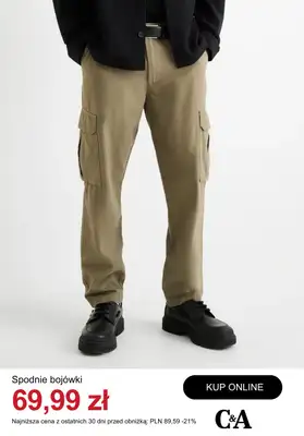 C&A - gazetka promocyjna Do -50% na odzież męską od środy 07.01  - strona 8