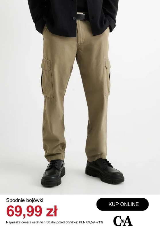 C&A - gazetka promocyjna Do -50% na odzież męską od środy 07.01  - strona 8