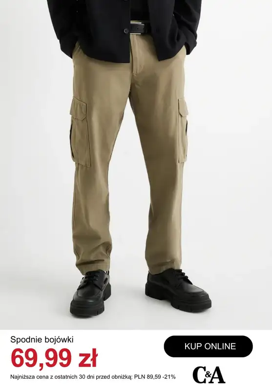 C&A - gazetka promocyjna Do -50% na odzież męską od środy 07.01  - strona 8