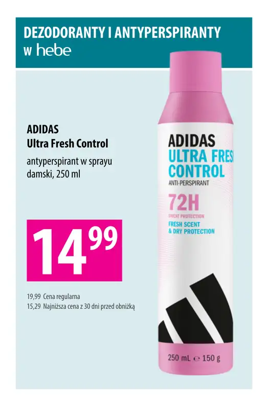 Hebe - gazetka promocyjna Dezodoranty i antyperspiranty na promocji!   - strona 3