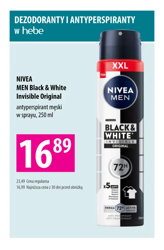 Hebe - gazetka promocyjna Dezodoranty i antyperspiranty na promocji! od czwartku 08.01 do czwartku 15.01 - strona 5