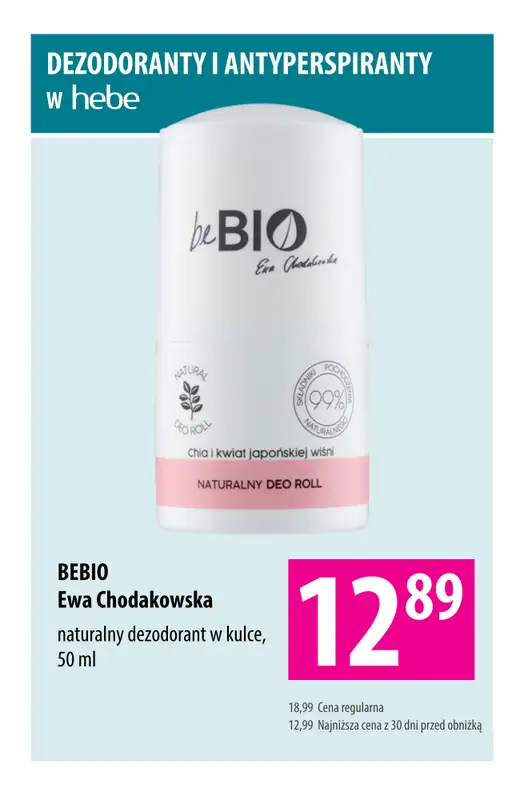 Hebe - gazetka promocyjna Dezodoranty i antyperspiranty na promocji!   - strona 2