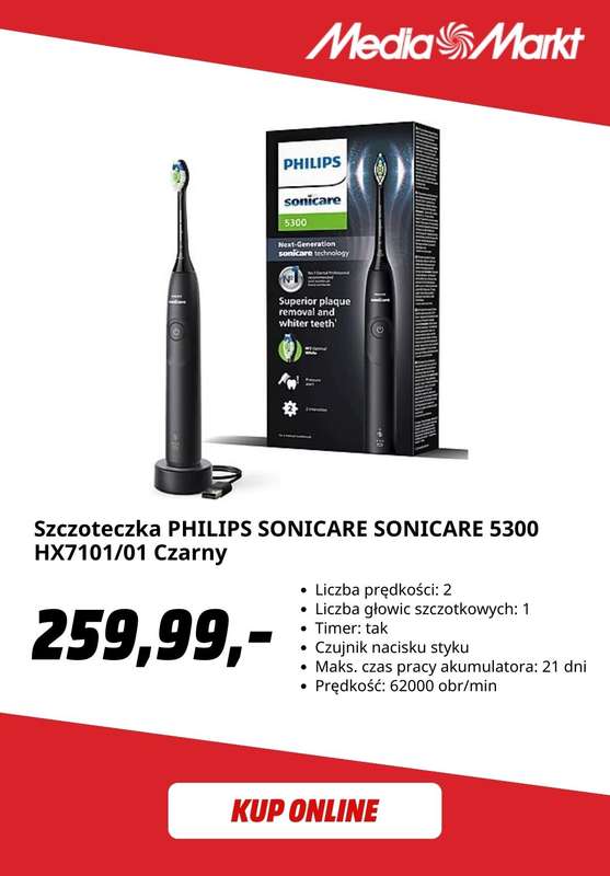 Media Markt - gazetka promocyjna Szczoteczki soniczne w super cenach! od środy 07.01 do środy 14.01 - strona 7