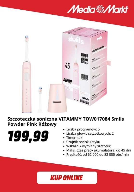 Media Markt - gazetka promocyjna Szczoteczki soniczne w super cenach! od środy 07.01 do środy 14.01 - strona 8