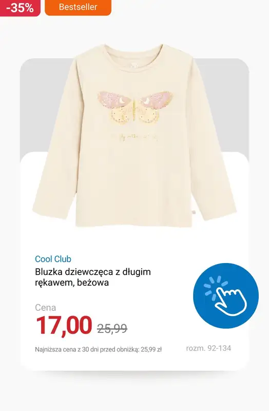 Smyk - gazetka promocyjna Wyprzedaż dla dziewczynek od środy 07.01 do wtorku 13.01 - strona 6