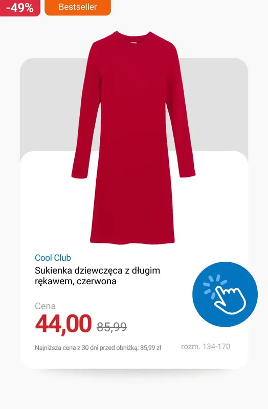 Smyk - gazetka promocyjna Wyprzedaż dla dziewczynek od środy 07.01 do wtorku 13.01 - strona 5