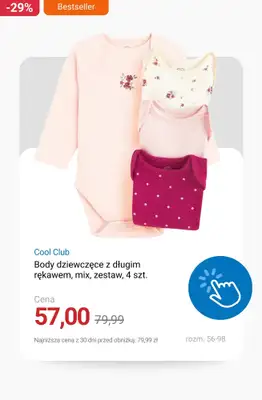 Smyk - gazetka promocyjna Wyprzedaż dla dziewczynek od środy 07.01 do wtorku 13.01 - strona 8