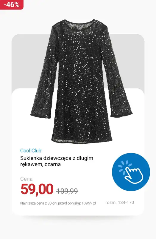 Smyk - gazetka promocyjna Wyprzedaż dla dziewczynek od środy 07.01 do wtorku 13.01 - strona 11