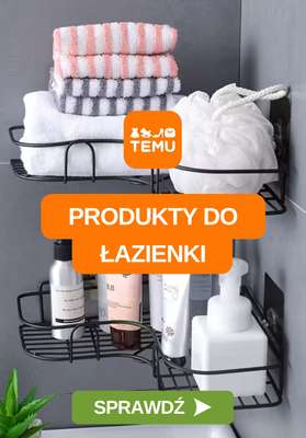 Temu - gazetka promocyjna Praktyczne produkty do łazienki od środy 07.01 