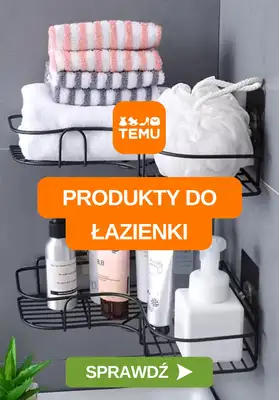 Temu - gazetka promocyjna Praktyczne produkty do łazienki od środy 07.01 
