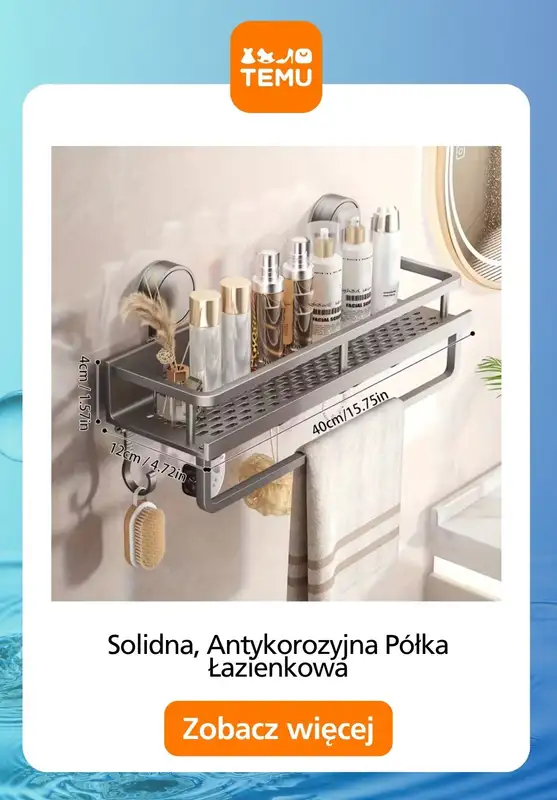 Temu - gazetka promocyjna Praktyczne produkty do łazienki od środy 07.01  - strona 8